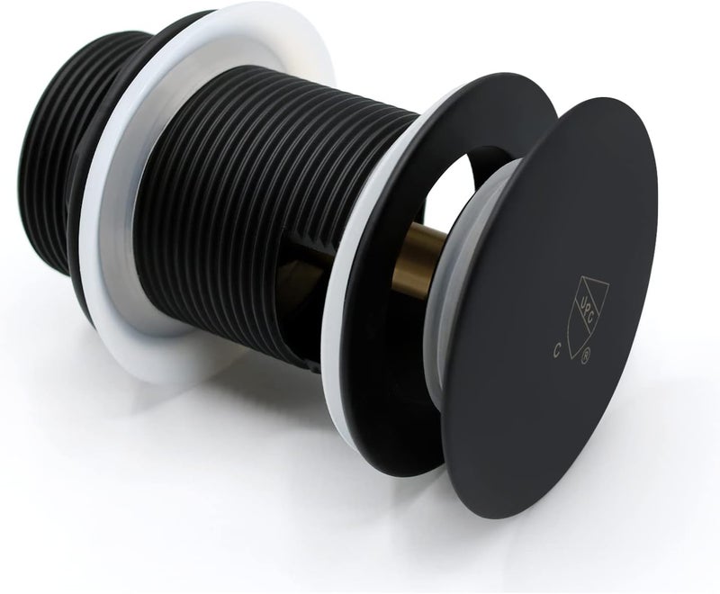 FerdY Pop-up Drain for Freestanding Bathtub, Matte Black Finish, cUPC Certification, Freestanding Bathtub Drain Stopper - Image 3
